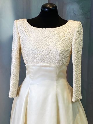 vestido de novia manga larga