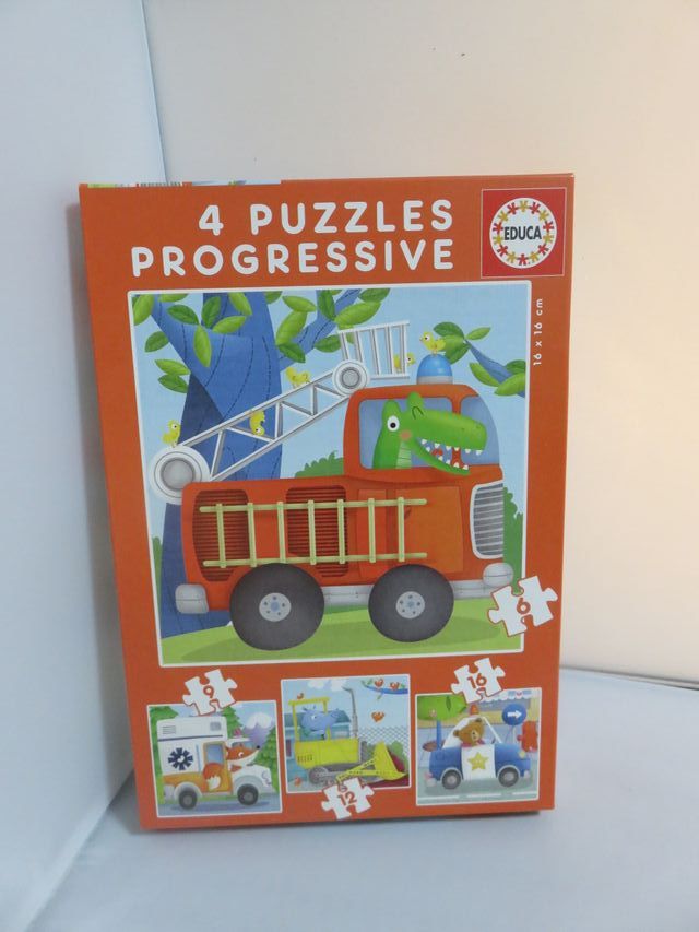 4 Puzzles progresivos Educa