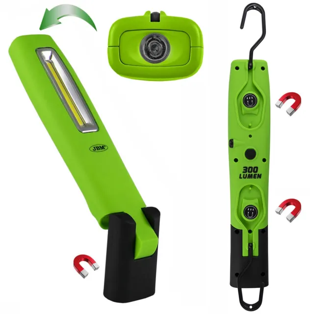 PORTÁTIL DE TALLER BASE IMANTADA ARTICULADA 300 LM