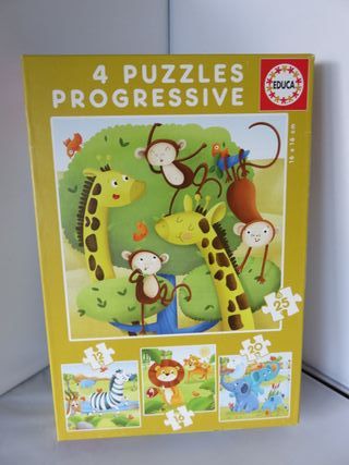 Educa puzzle progresivo animales