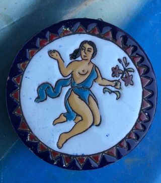 Cerámicas de cuerda seca.