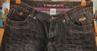pantalones chica motera