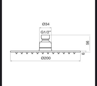 CHOLLO!!! BRAZO DUCHA + DUCHÓN ACERO INOX AISI 316
