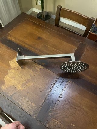 CHOLLO!!! BRAZO DUCHA + DUCHÓN ACERO INOX AISI 316