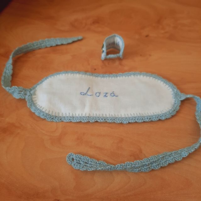 Pulsera Cielo Azul, anillo de REGALO.100% artesano