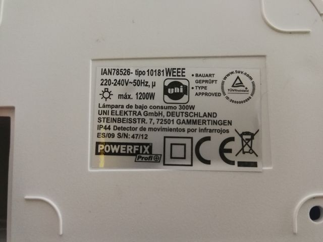 detector de movimiento