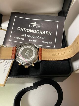 Reloj LOTUS 6776 40mm ALTA GAMA Funcionando