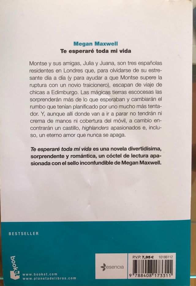 Libro Te esperaré toda mi vida