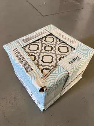 Baldosas porcelanico imitacion mosaico 4m2=80€