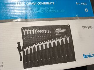 Serie Chiavi Combinate con Telo Appendibile