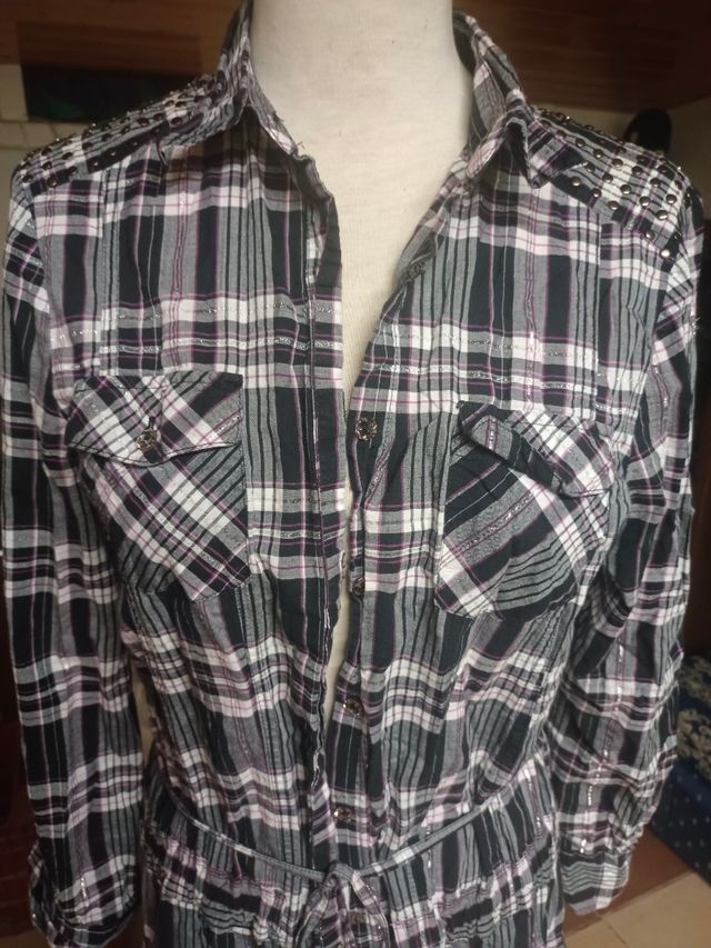 Camisa, Blusa manga larga.