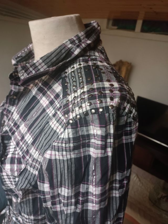 Camisa, Blusa manga larga.