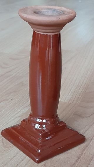 Portavelas artesanía