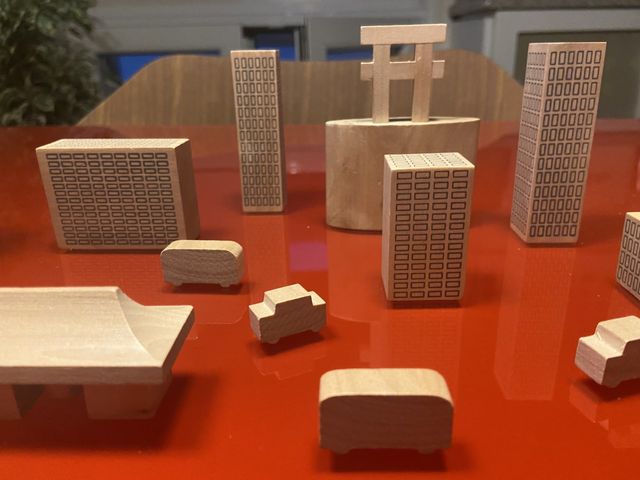 Ciudad japonesa en miniatura