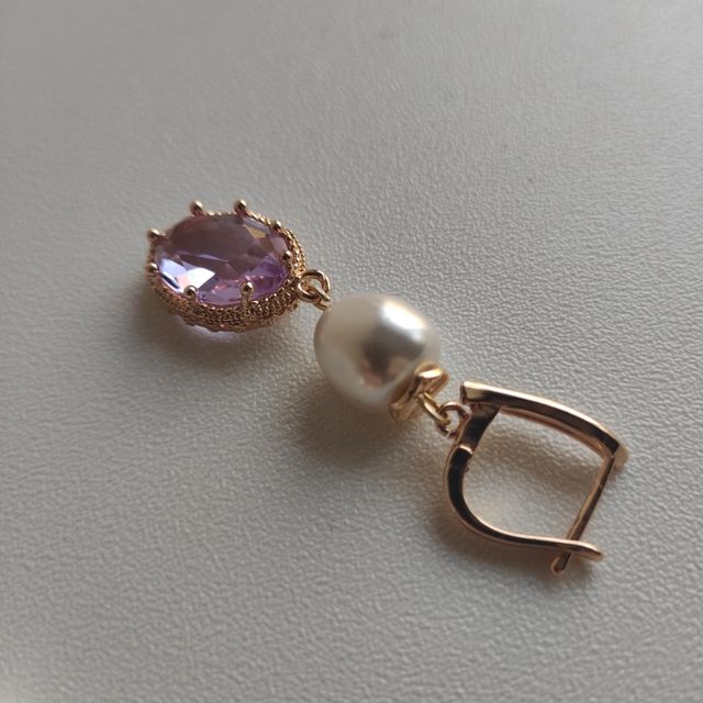 Nuevos pendientes Chapado oro 24K hipoalergénico