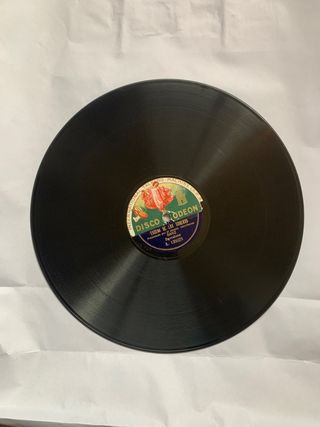Disco Odeón por las dos caras Gramófono
