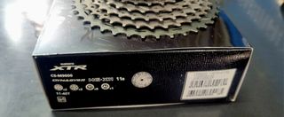 conjunto bielas + cassette SHIMANO XTR M9000 NUEVO