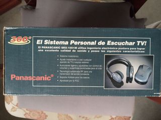 Auriculares inalámbricos para la TV y Radio.