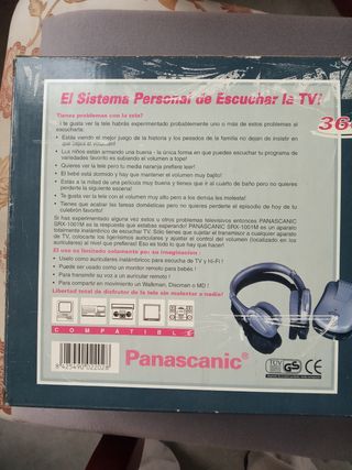 Auriculares inalámbricos para la TV y Radio.