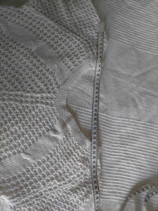 Jersey de punto blanco