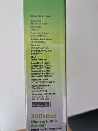 Adaptador WiFi Inalámbrico