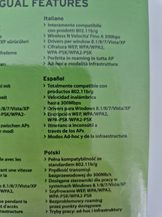 Adaptador WiFi Inalámbrico