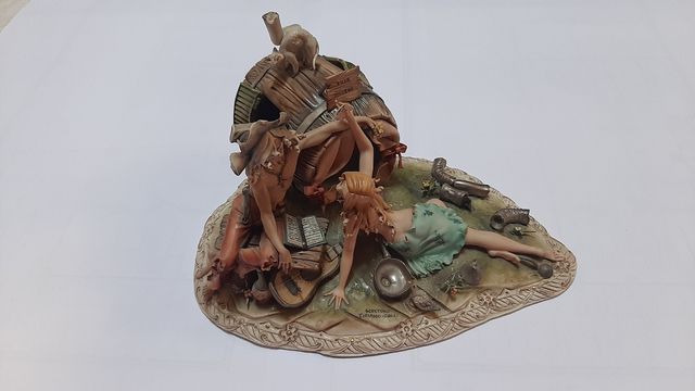 Figura de ceramica Tiziano Galli