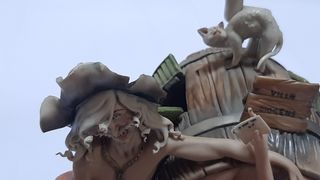 Figura de ceramica Tiziano Galli