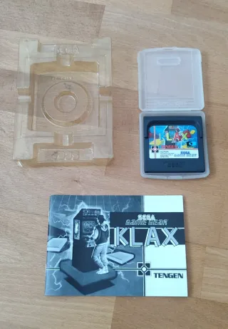 Juego Klax Sega Game Gear completo