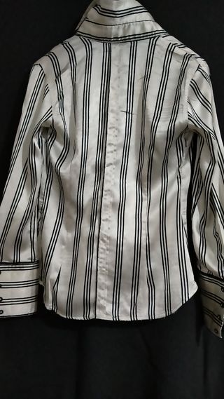 Camisa Satinada Zara Basic.