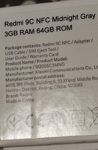 Móvil Xaomi Readmi 9S