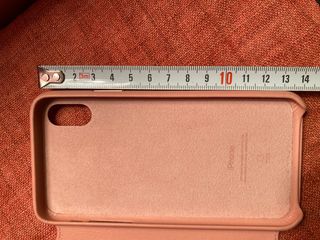 Funda iPhone X original cuero rosa