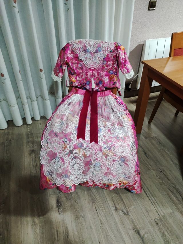 Traje de Fallera para niña de 6-8 años