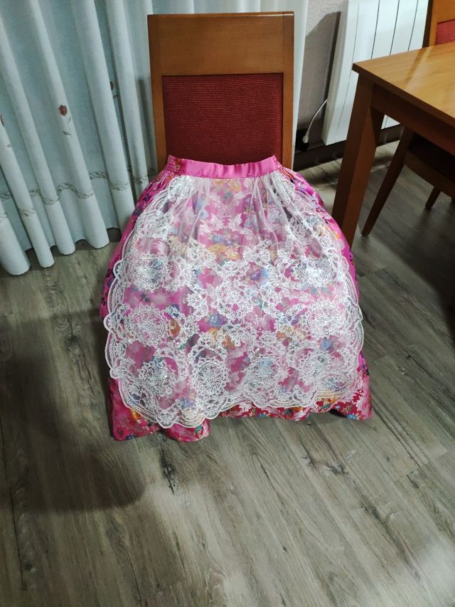 Traje de Fallera para niña de 6-8 años