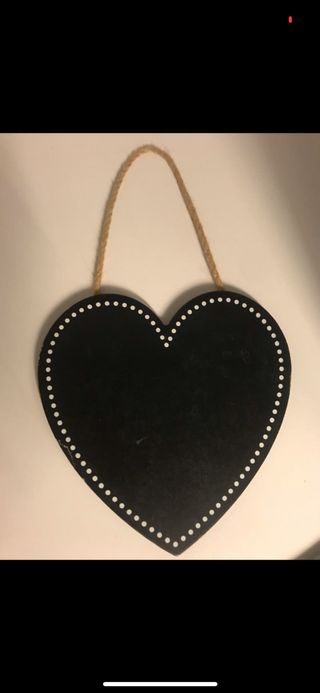Pizarra corazón