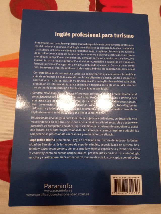 Inglés profesional para turismo