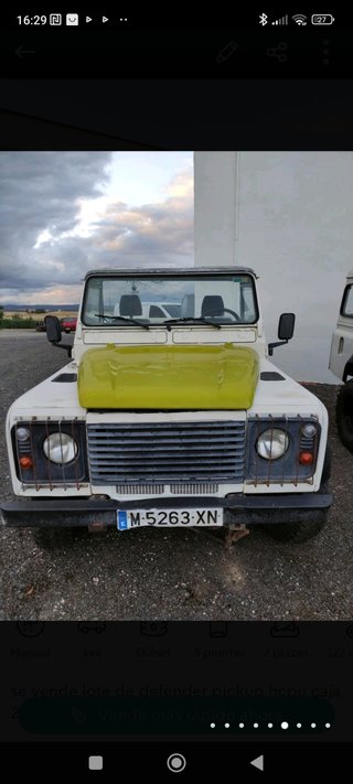 land Rover defender pick up overland camper