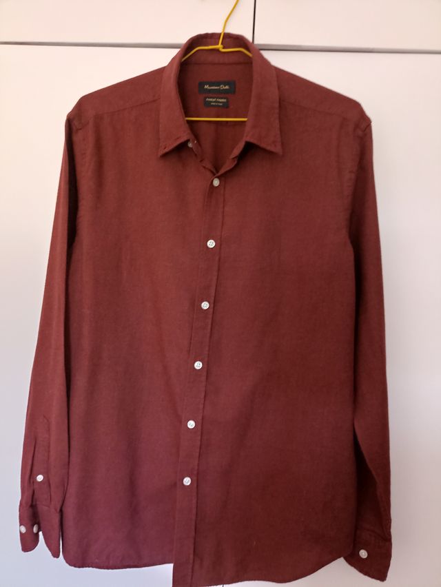 Camisa burdeos