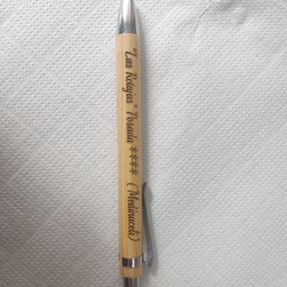 Bolígrafos plateado bambú personalizado