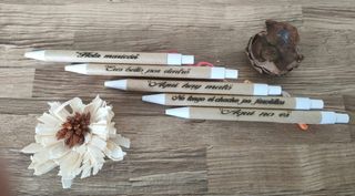 Bolígrafos personalizados 3d y laser