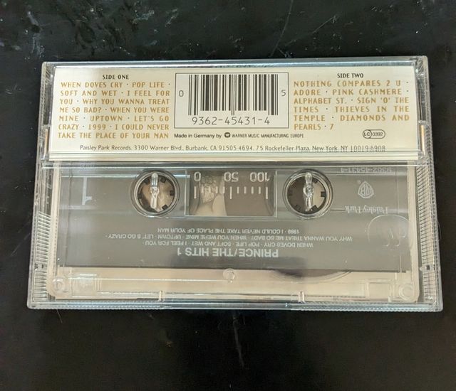 PRINCE. THE Hits 1. Cassette 