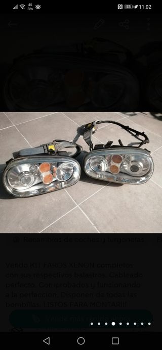Faros Xenon Golf 4 GTI