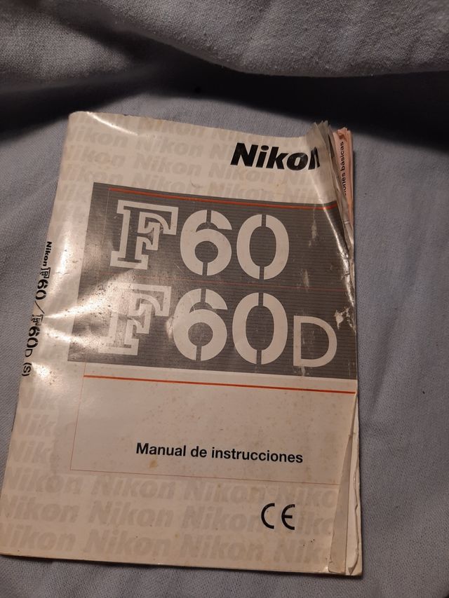Instrucciones de nikon f60(analaogica)