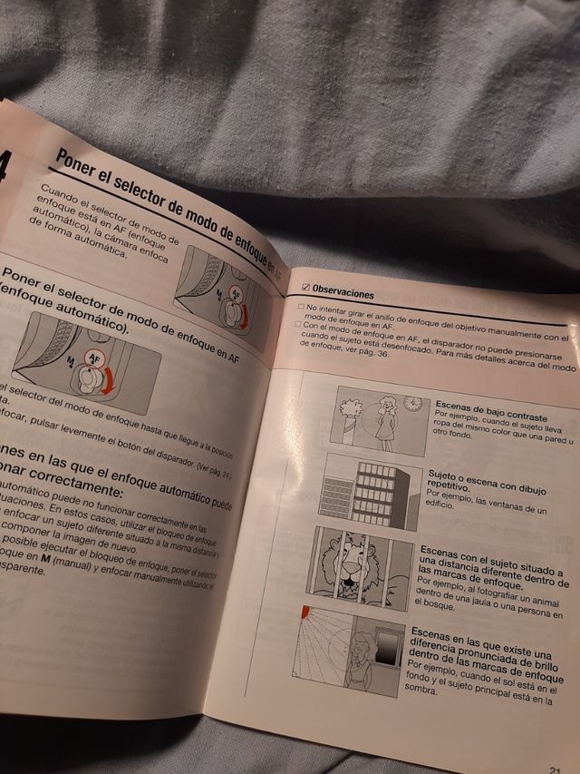 Instrucciones de nikon f60(analaogica)