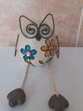 Figura búho de cerámica 