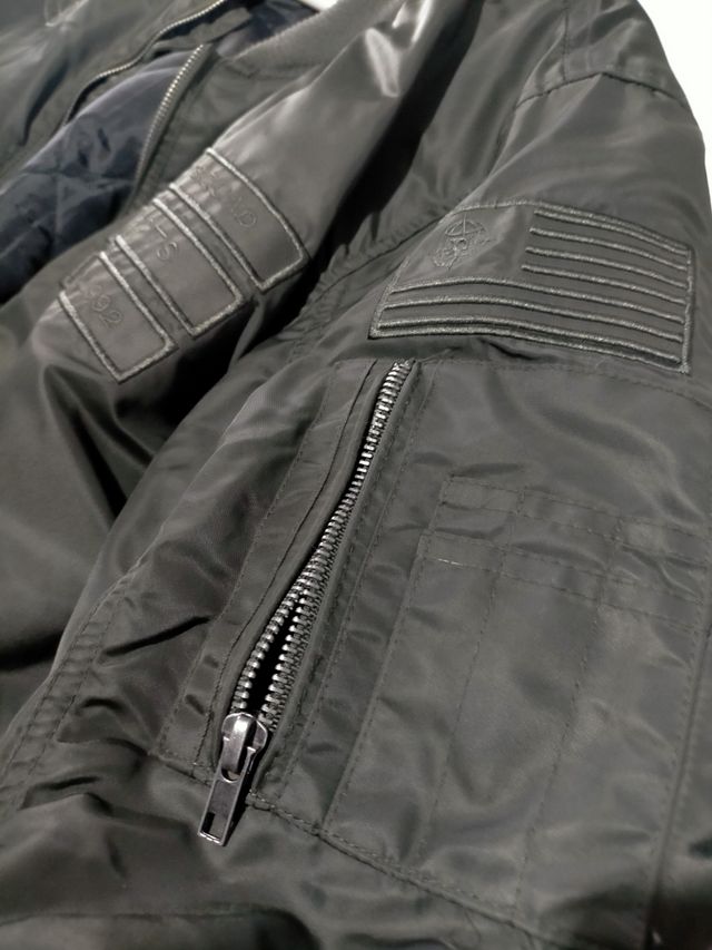 Bomber Cazadora Verde Black Squad