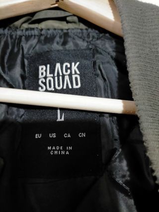 Bomber Cazadora Verde Black Squad 
