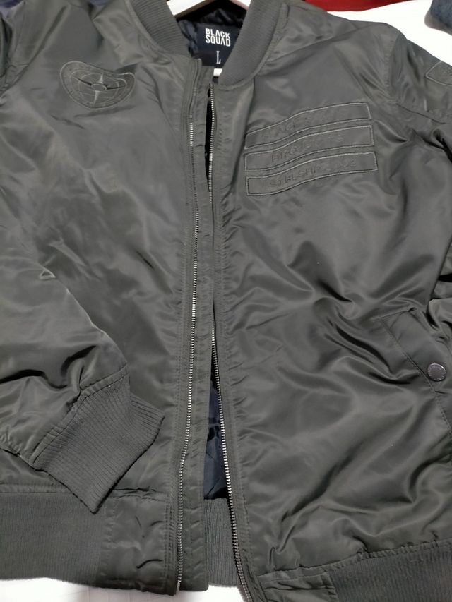 Bomber Cazadora Verde Black Squad