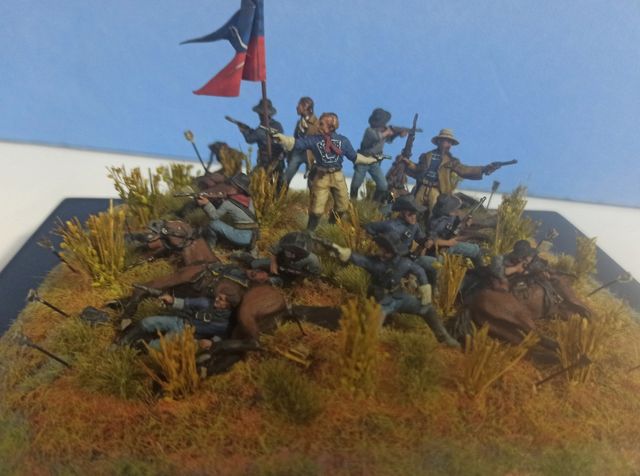 Diorama última batalla del general Custer
