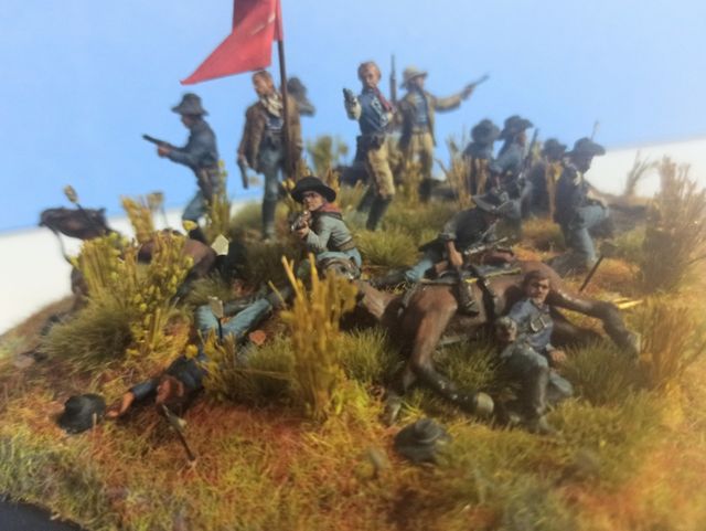Diorama última batalla del general Custer